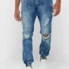 Slim Fit Ripped Jogger Jean