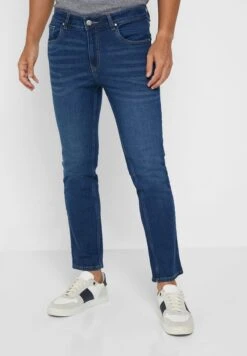 Slim Fit Washed Jeans