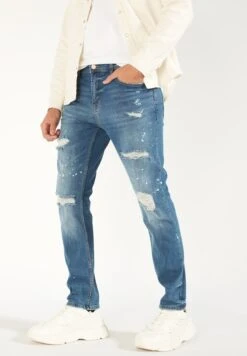 Lee Cooper Distressed Slim Fit Jeans