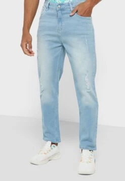 Regular Fit Distressed Jean