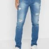 Rip And Repair Tapered Fit Jeans -Active Fashion Store 1 zoom desktop 1071