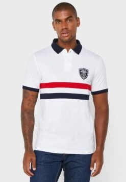 Chest Striped Polo Shirt