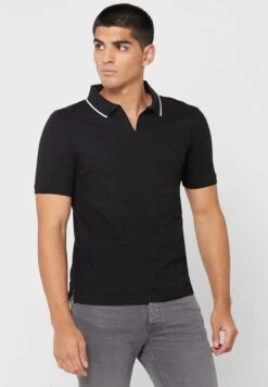 Notch Collar Polo Shirt