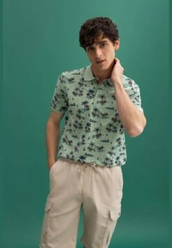 DeFacto Regular Fit Shot Sleeve Polka Dot Print T-Shirt