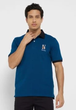 Nautica Mitch Logo Contrast Collar Polo