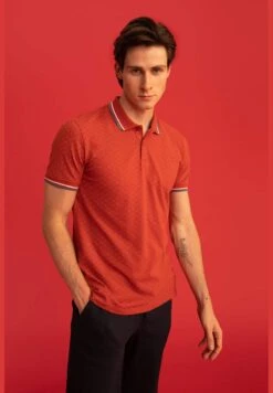 DeFacto Man Slim Fit Polo Neck Short Sleeve Polo T-Shirt