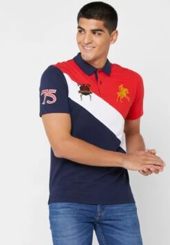 Colourblock Polo Shirt