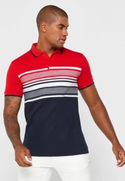 Color Block Polo Shirt