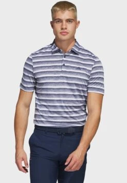 ADIDAS Striped Polo