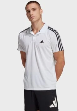 ADIDAS 3 Stripe Train Essential Pique Polo