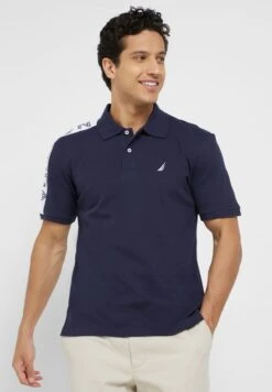 Nautica Dawson Shoulder Logo Polo
