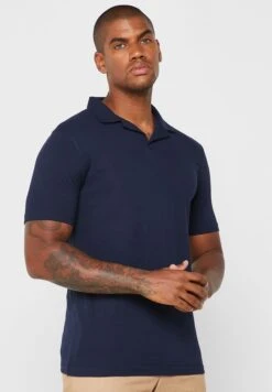 Notch Collar Polo Shirt