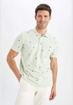 DeFacto Regular Fit Short Sleeve Polka Dot Print T-Shirt