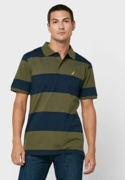 Nautica Color Block Polo