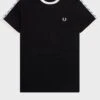 Fred Perry Tapped Crew Neck T-Shirt -Active Fashion Store 1 zoom desktop 1259