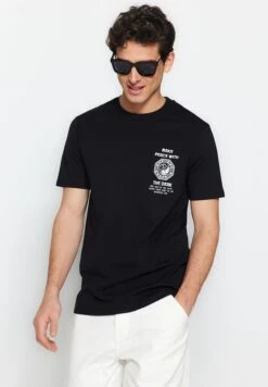 Trendyol Text Print Crew Neck T-Shirt