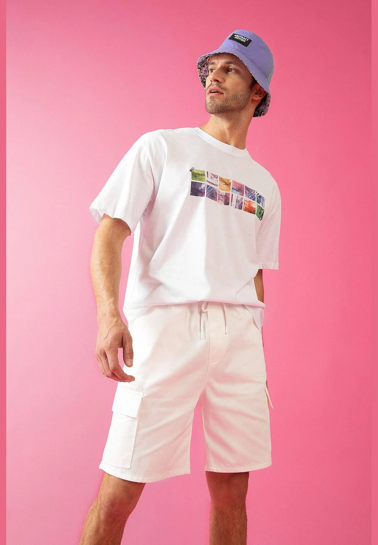 DeFacto Oversize Fit Short Sleeve Minimal Slogan Print T-Shirt 3 DeFacto Oversize Fit Short Sleeve Minimal Slogan Print T-Shirt