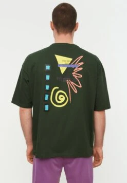 Trendyol Back Print Crew Neck T-Shirt
