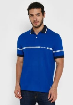 Nautica Elastane Knitted Collar Neck Polo T-Shirt