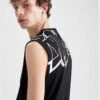 DeFacto Boxy Fit Sleeveless Printed Vest