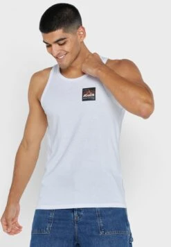 Jack & Jones Logo Print Crew Neck Tank