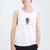 DeFacto Slim Fit Sleeveless Skull Print Vest -Active Fashion Store 1 zoom desktop 551