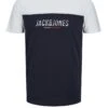 Jack & Jones Colour Block Logo Crew Neck T-Shirt -Active Fashion Store 1 zoom desktop 56