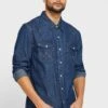 Wrangler Denim Shirt 1 Wrangler Denim Shirt -Active Fashion Store 1 zoom desktop 593