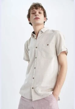 DeFacto Slim Fit Double Pocket Shirt
