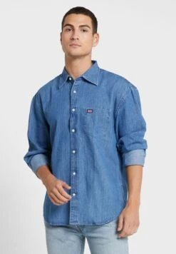 Gant Light Wash Relaxed Fit Denim Shirt