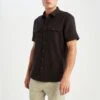 DeFacto Man Polo Neck Woven Short Sleeve Shirt