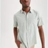DeFacto Short Sleeved Regular Fit Button Down Polo Neck Shirt -Active Fashion Store 1 zoom desktop 630