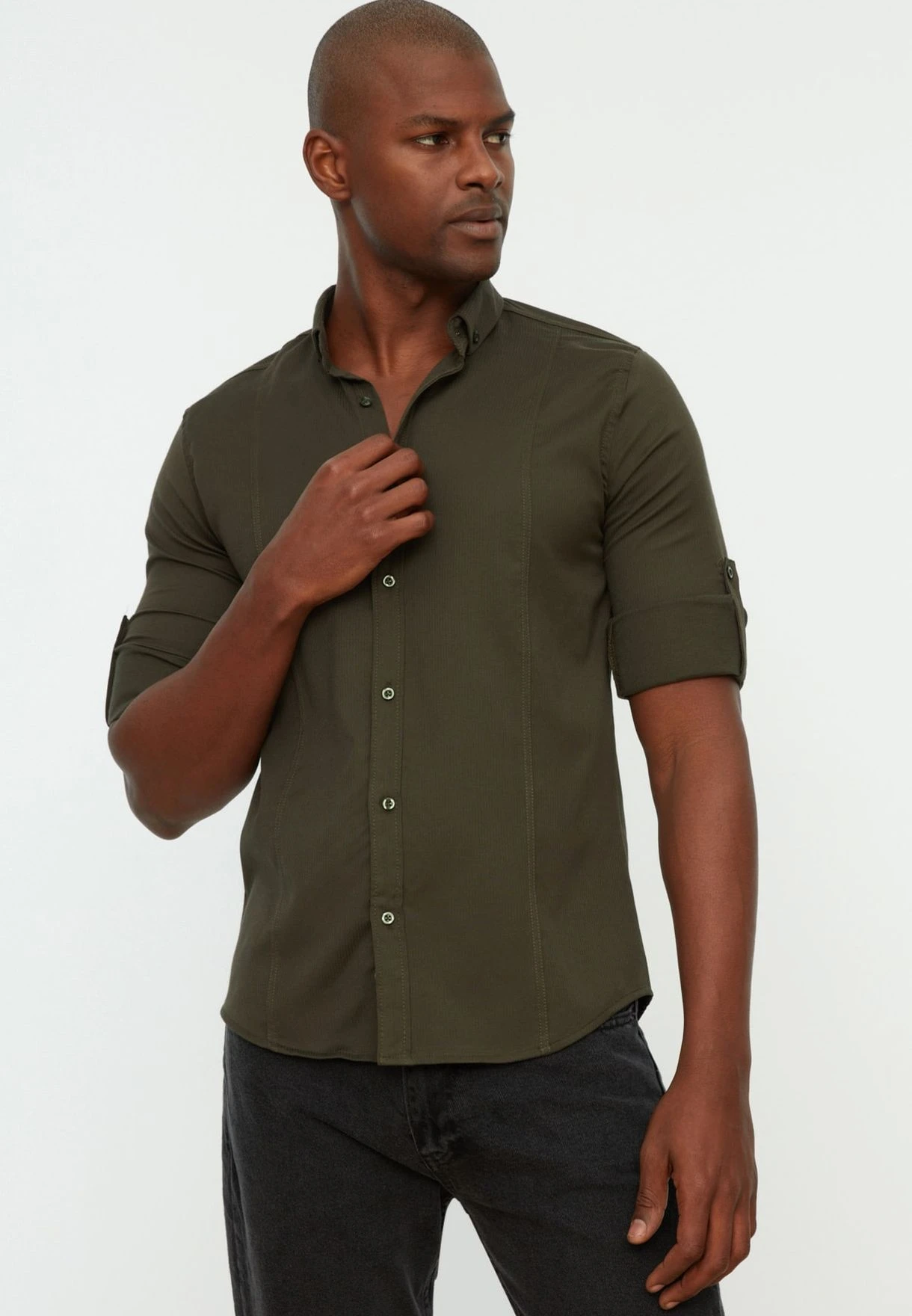 Trendyol Button Down Slim Fit Shirt 3 Trendyol Button Down Slim Fit Shirt