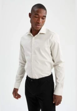 DeFacto Slim Fit Long Sleeve Woven Shirt