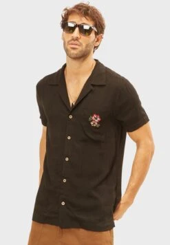 Tropical Print Regular Fit Shirt