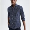 DeFacto Modern Fit Long Sleeve Printed Shirt -Active Fashion Store 1 zoom desktop 697