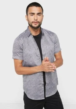 Geo Print Short Sleeve Shirt