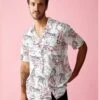 DeFacto Man Modern Fit Resort Neck Woven Short Sleeve Shirt -Active Fashion Store 1 zoom desktop 700