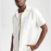 DeFacto Regular Fit Short Sleeve One Side Pocket Shirt -Active Fashion Store 1 zoom desktop 713