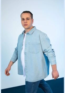 DeFacto Man Relax Fit Denim Long Sleeve Shirt