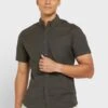 Button Collar Short Sleeve Shirt -Active Fashion Store 1 zoom desktop 722