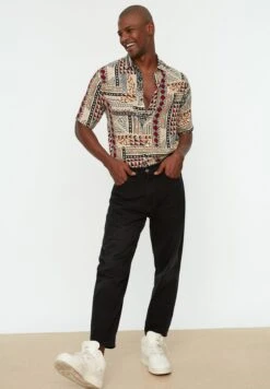 Trendyol Geo Print Regular Fit Shirt