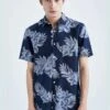 DeFacto Regular Fit Short Sleeve Floral Print Poplin Shirt -Active Fashion Store 1 zoom desktop 748