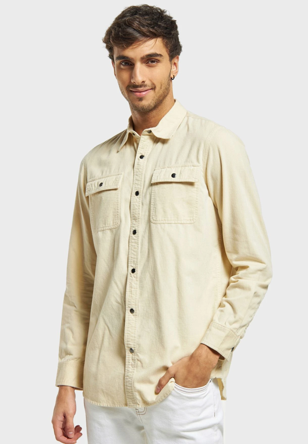 Lee Cooper Corduroy Button Up Shirt 3 Lee Cooper Corduroy Button Up Shirt