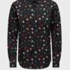 Only & Sons Christmas Theme Slim Fit Shirt -Active Fashion Store 1 zoom desktop 759
