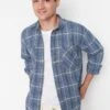 Trendyol Checked Relaxed Fit Shirt -Active Fashion Store 1 zoom desktop 761