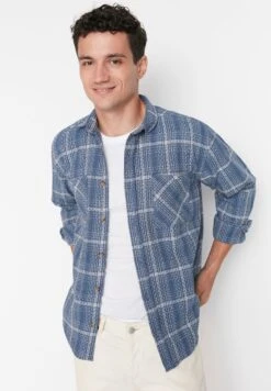 Trendyol Checked Relaxed Fit Shirt