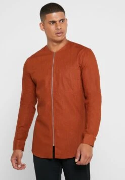Zip Up Regular Fit Shirt