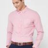 Long Sleeve Slim Fit Oxford Shirt -Active Fashion Store 1 zoom desktop 773