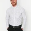 Trendyol Dot Print Slim Fit Shirt -Active Fashion Store 1 zoom desktop 777